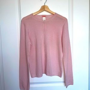 Pink Cashmere Cardigan (Women’s L)